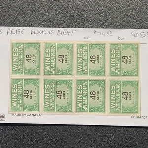 USA #RE138 Achtblock - CV 74 $ - Lot #10565 - Bild 1 von 1
