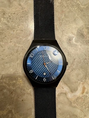 Skagen Denmark Men’s Watch SKW6147 Titanium Case & Stainless Steel Mesh Band - Image 1 of 4