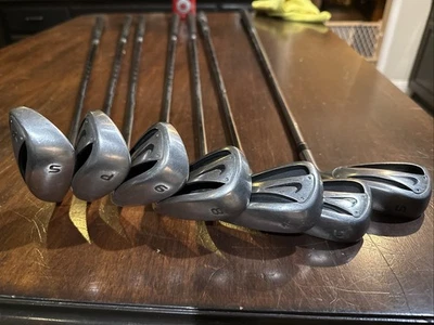 Juego de 7x Nike Slingshot OSS Hierros 5-SW Varillas Regulares de Grafito Empuñaduras Nike Foto 1 de 4