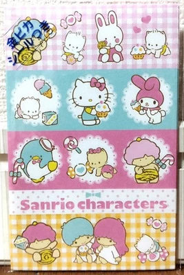 Sanrio Retro Figur Mini Umschlag 3er SET Hello Kitty My Melody Geschenk MADE JAPAN - Bild 1 von 2