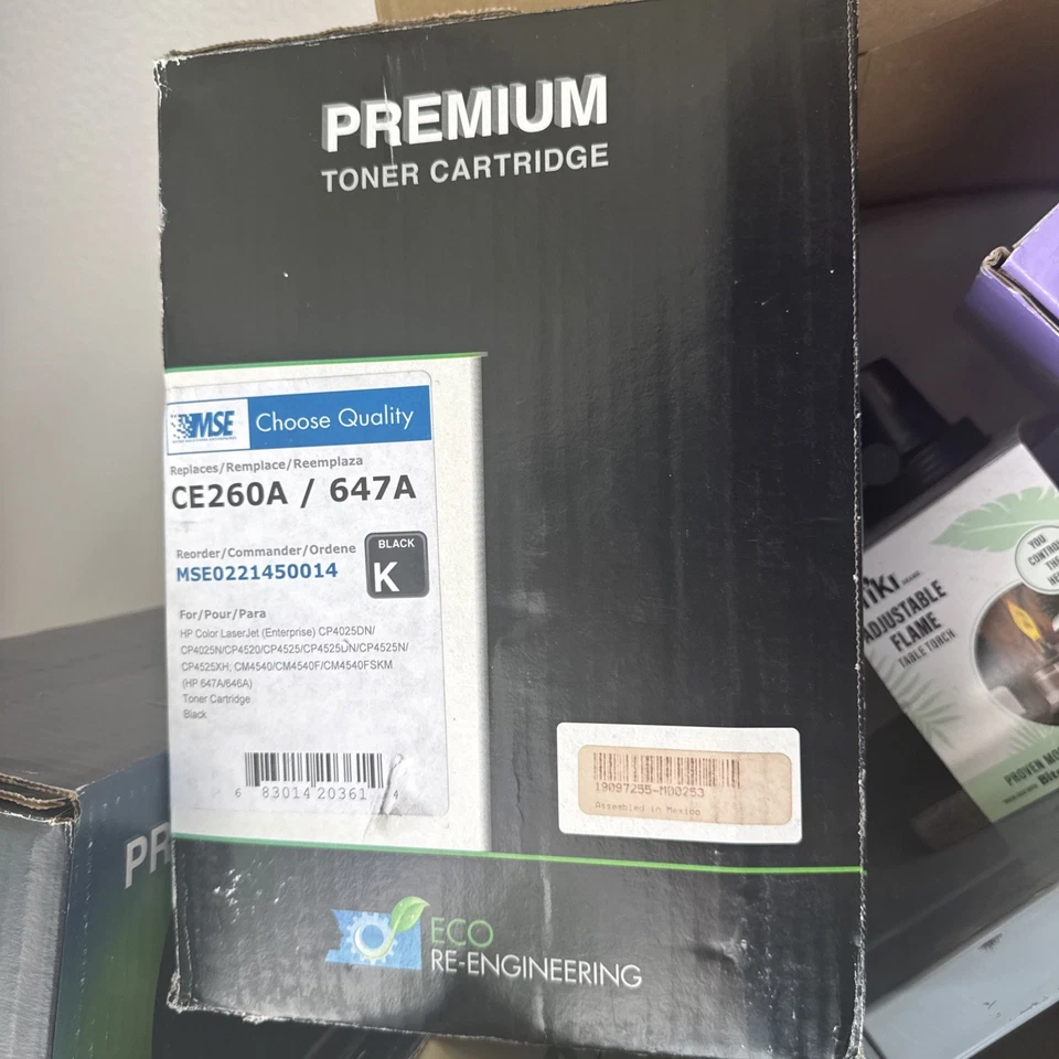 Cartucho de tóner negro de alto rendimiento compatible con MSE CE260A. #9 Foto 1 de 1