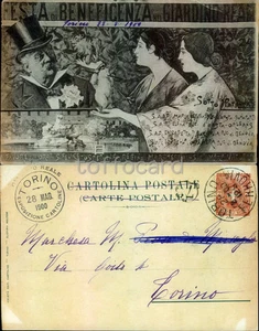 TORINO CITTA'-FESTA BENEFICENZA NEL GIARDINO REALE-D18-50 - Picture 1 of 1