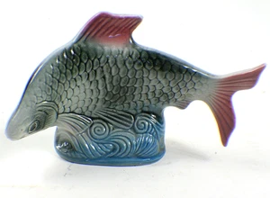 Vintage MCM Ceramic Handcrafted 8" Fish Figurine Made In Brazil Excellent - Picture 1 of 6