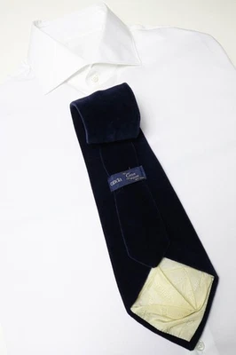 Canda Vintage Corbata Hombre Talla Única Azul Punta Clásico Formal Atado Satén - Imagen 1 de 4