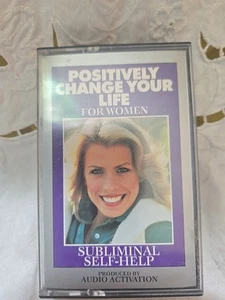 Subliminal Self-Help Cassette Positively Change Your Life For Woman 1986 Audio - Imagen 1 de 6