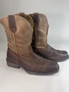 Ariat Rambler Soft Top Leather Western Cowboy Roper Slouch Boot 10002317 Men 10 - Picture 1 of 9