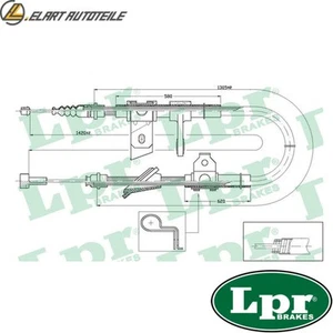 CABLE FRENO DE ESTACIONAMIENTO C0021B ALFA ROMEO 166 LANCIA TESIS AR36301 2.0L - Imagen 1 de 6