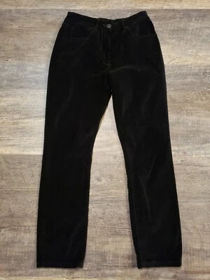 Pantalones ajustados de terciopelo negro 3x1 talla 28 (Q Foto 1 de 4
