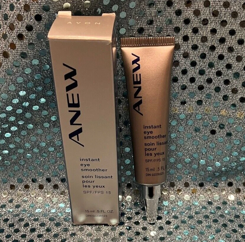 Avon Anew Instant Eye Smoother .5 fl oz/15 ml SPF 15 New Old Stock Foto 1 de 1