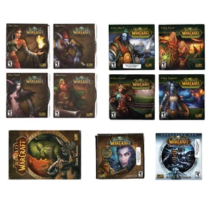 Blizzard World Of Warcraft Original Handbuch und CDs + Burning Crusade Erweiterung - Bild 1 von 6
