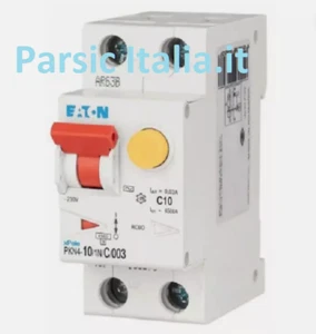 Interruttore diff. magnetoterm. EATON 10A 1P+N C 30mA AC 236933 PKN4-10/1N/C/003 - Imagen 1 de 4