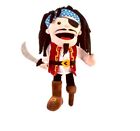 Pirate Moving Mouth Hand Puppet Theatre Creative Play Soft Toys Fiesta Crafts