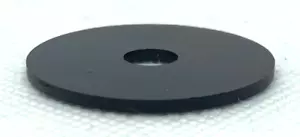 (1750) schwarze flache Nylon-Unterlegscheiben 17W12508B Mikroplastik - ID: 0,281", OD: 1,25" - Bild 1 von 4