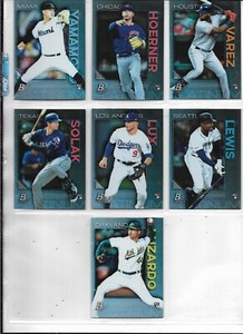 Nick Solak Texas Rangers 2020 Topps Bowman Platinum Rookie #8