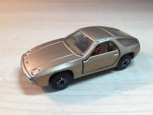 Vintage Streichholzschachtel superfast Nr. 59 - Gold Porsche 928 - Lesney Produkt 1979 - Bild 1 von 7
