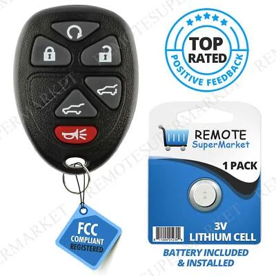 Replacement for 2007-2014 Cadillac Escalade ESV EXT Remote Car Key Fob 6b Foto 1 de 4
