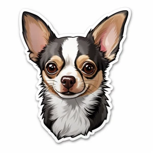 Autoaufkleber Sticker Niedlicher Chihuahua Aufkleber - Bild 1 von 1