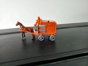 Moko Lesney Matchbox 7A Horse Drawn Milk Float HTF Gray Plastic Wheels - Picture 1 of 14
