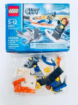 LEGO® 60011 City Surfer Rescue Retired Box Open Complete - Image 1 of 4
