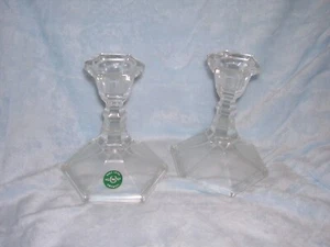 Velas de cristal de plomo Lenox Decor un par de 5 1/2", juego de dos - Imagen 1 de 4