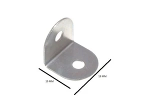 Worktop Mini Worktop Angle L Bracket 19mm X 19mm 5mm Hole Pack Of 24 - Picture 1 of 1