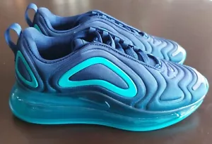 Nike Air Max 720 Blue gs AQ3196-402 Size 4Y Womens Size us 5.5 Mens Size us 4 - Picture 1 of 10