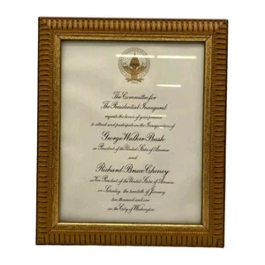 2001 George W. Bush Presidential Inauguration Invitation Framed - Picture 1 of 6