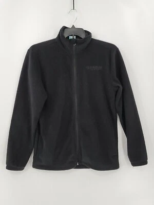 Chaqueta polar Magellan Outdoors para hombre talla pequeña color negro con cremallera Foto 1 de 4