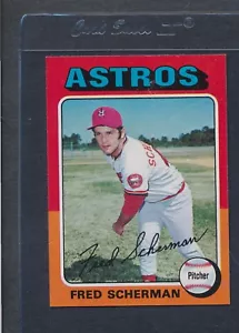 1975 Topps #252 Fred Scherman Astros NM/MT *2674 - Picture 1 of 1