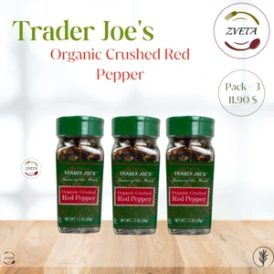 Trader Joe's, Organic Crushed Red Pepper, ( 3 - Packs ) - Picture 1 of 5