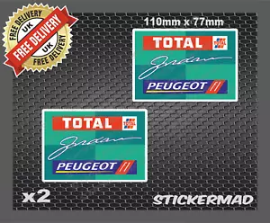 Jordan Peugeot Total Fuel F1 Aufkleber Eddie Jordan Formel 1 Grand Prix - Bild 1 von 1