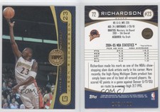 2005-06 Topps First Row Gold /100 Jason Richardson #72