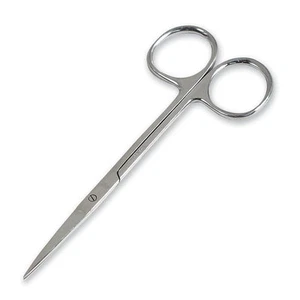 New 4.5" Stright Stainless Steel Thin Scissors * US SHIPPER * - Picture 1 of 2