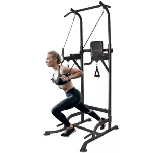 Multigriff Klimmzugstange Kraftstation Dip Station Pull Up Bar Power Tower Stand - Bild 1 von 6