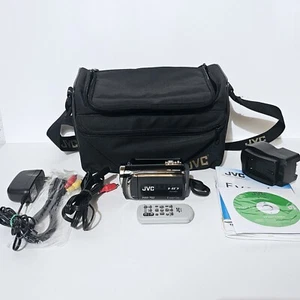 JVC Everio GZ-HD300BU Full HD Camcorder 60GB HDD, 20X Optical Zoom, 1080p Video - Picture 1 of 20