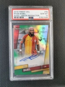 Ryan Babel 2019 Topps Finest UCL Auto Green Refractor [99] PSA 10 GEM MT - Bild 1 von 2