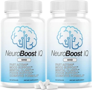 Neuro Boost IQ Brain Mind Focus Mental Mood Supplement Pills - Picture 1 of 2