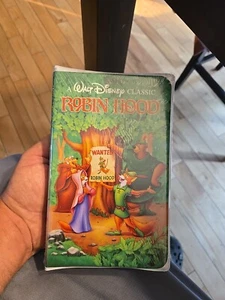Disney Robin Hood Black Diamond Rare Vintage 90s VHS SEALED AWESOME - Bild 1 von 8