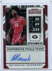  2020-21 Panini Contenders Draft Picks Conference Finals Ticket 110 Hammonds /75