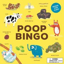 Poop Bingo : A Hilarious and Fascinating Educational Game for Kids! by Aidan Onn (2020, Game)