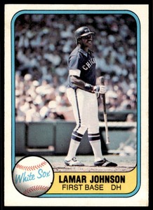 1981 Fleer Lamar Johnson Chicago White Sox #350