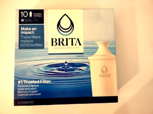 Brita 987554 Pitcher Replacement Filters 10 Pack Fits All Pitchers Dispensers - Picture 1 of 2