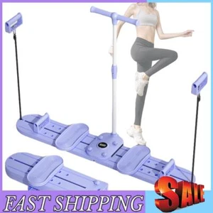 Foldable Ski Trainer with Handle & Pull Rope Simulated Ski Trainer for Home Gym - Picture 1 of 15