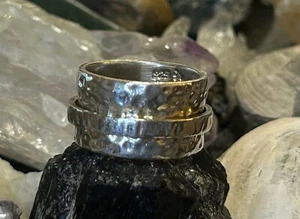Sterling Silver Silpada Spinner Ring Sz 6.75 11.86g - Picture 1 of 6
