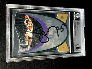 Signed 1996-1997 Upper Deck SPx Steve Nash Gold Rookie Card BAS Auto RC Suns BGS - Picture 1 of 2
