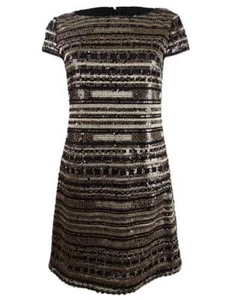 Vince Camuto Women's Sequined Shift Dress - Picture 1 of 2