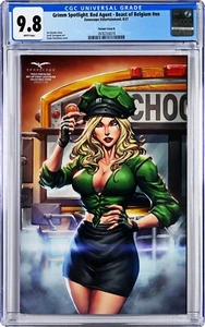 Grimm Spotlight Red Agent Beast Bélgica CGC 9.8 Zenescope 2021 Pantalla Var D - Imagen 1 de 2
