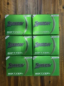 NEW 2025 Srixon Soft Feel Golf Balls Pure White 6 Dozen Balls 72 Total - Picture 1 of 1