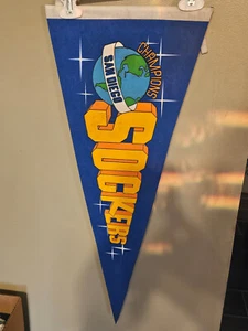 SAN DIEGO SOCKERS SOCCER CHAMPIONSHIP FELT PENNANT 11/24/24 - Picture 1 of 2