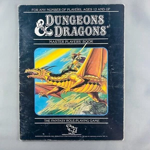 Dungeons & Dragons Master Player's Book TSR D&D RPG 1st Edition VG/VG - Bild 1 von 8